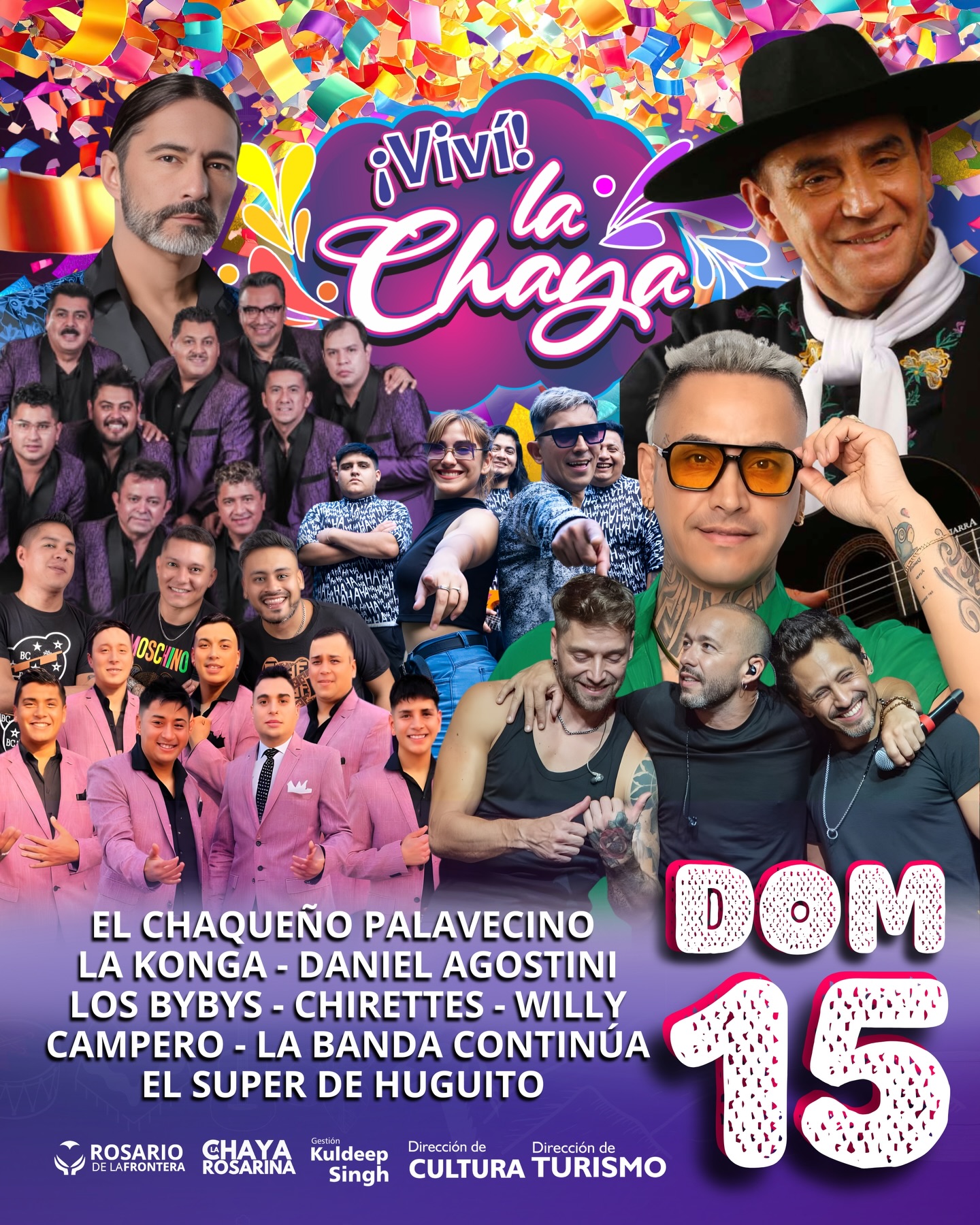 Cartelera Día 1 - 15 de Febrero