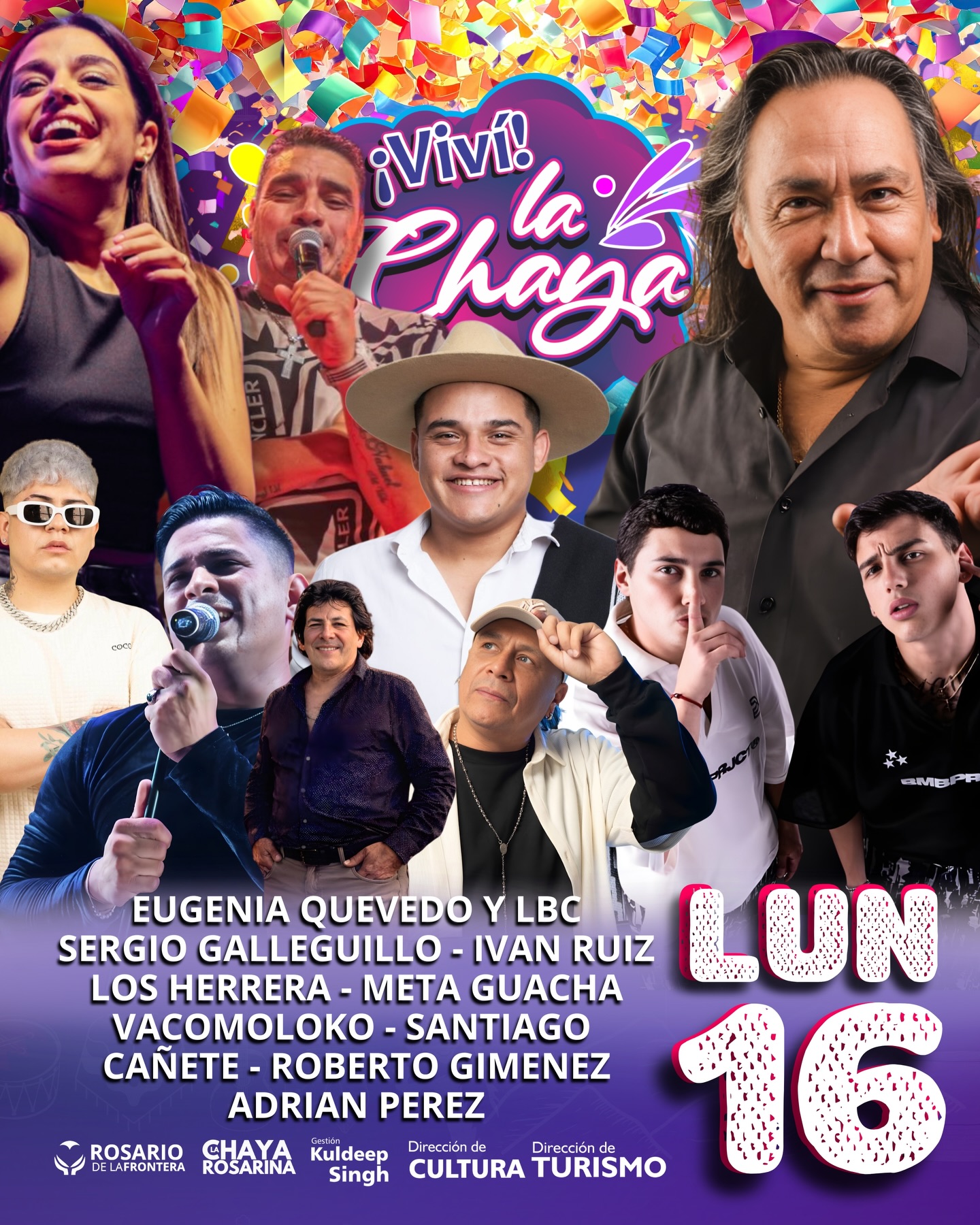 Cartelera Día 2 - 16 de Febrero